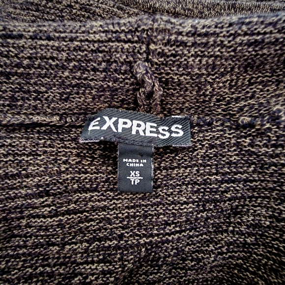✨2 for $5✨ Express Olive Open Front Cardigan Size XS - Picture 6 of 6